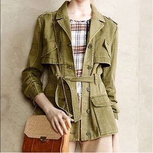 Hei Hei Army Green Jacket from Anthropologie